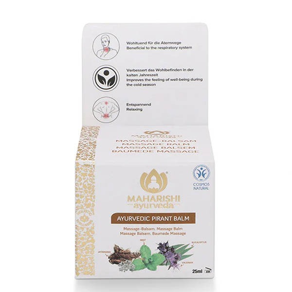 Bálsamo Pirant Ayurveda Maharishi, biológico, 25ml