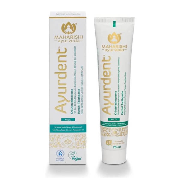 Pasta dental Ayurdent Mild (suave), 75ml